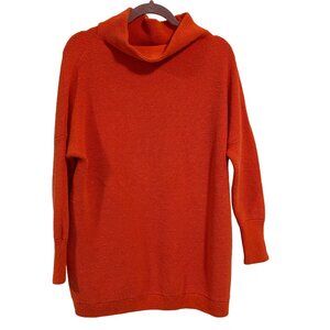 Free People‎ Ottoman Slouchy Orange Oversized Tunic Size S